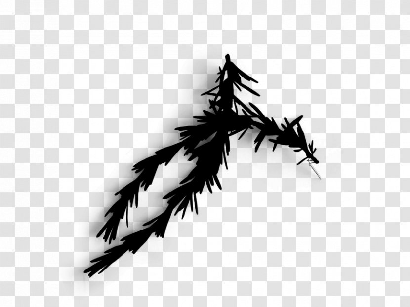 Leaf Font Tree - Logo - Blackandwhite Transparent PNG