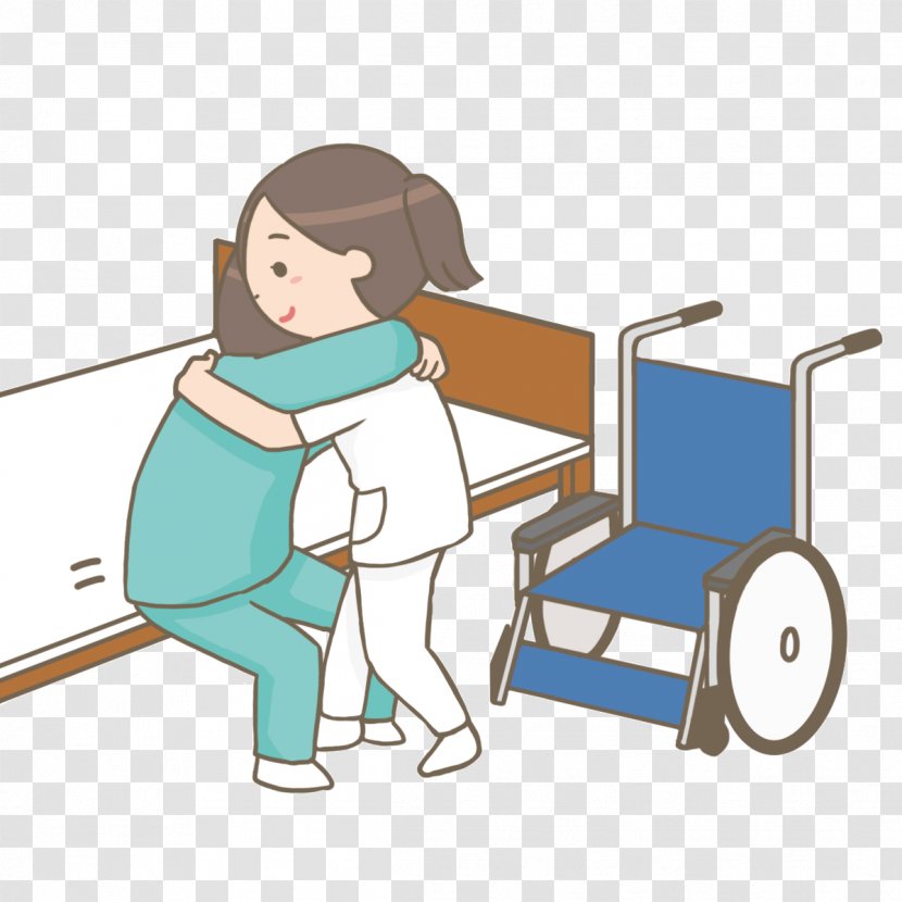 Nurse Wheelchair Nursing Care Patient - Concierge Medicine Transparent PNG