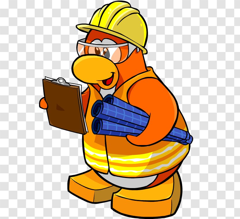 Club Penguin Island Architectural Engineering Construction Worker Transparent PNG