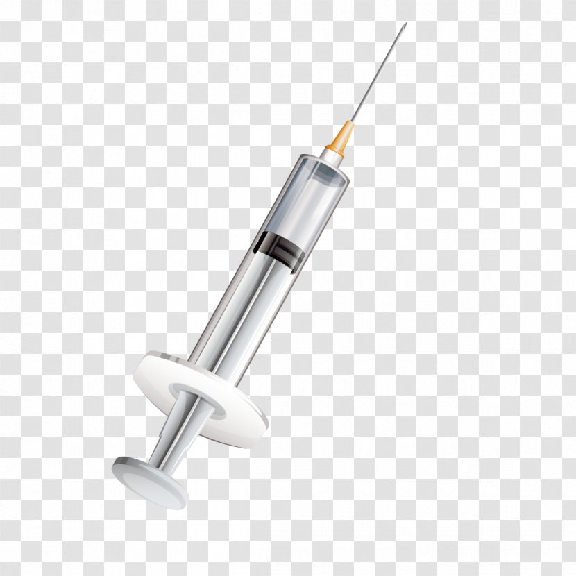 Syringe Sewing Needle Injection - Pixel - Vector 3D Transparent PNG