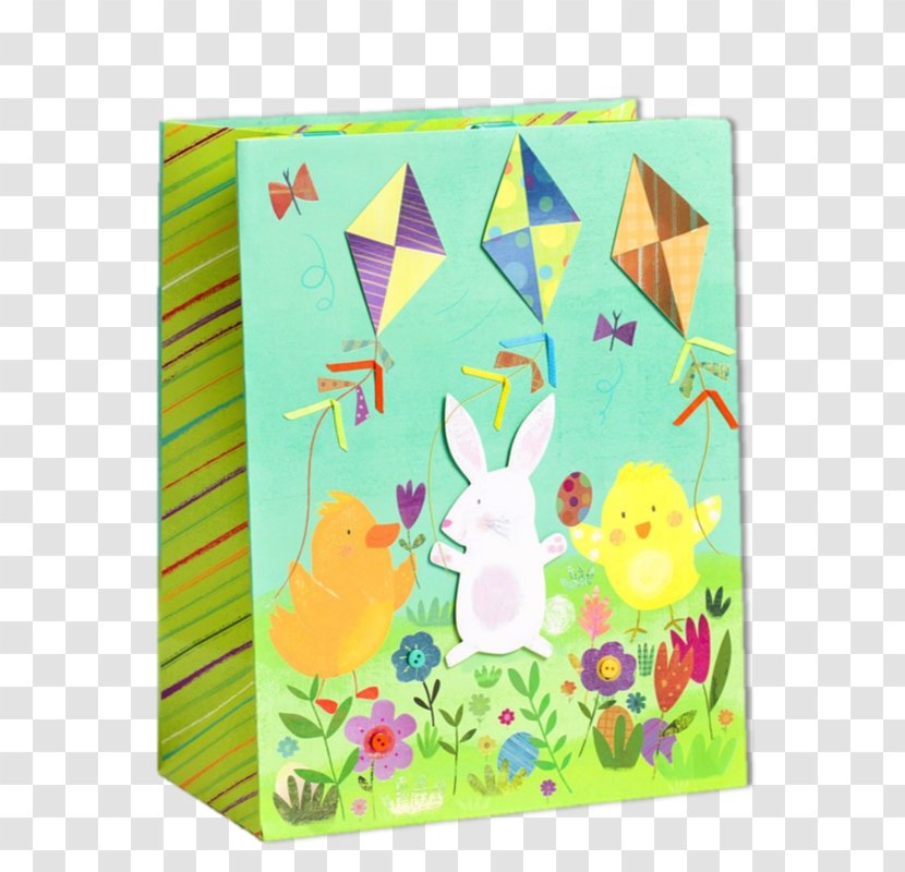 Paper Gift Greeting & Note Cards Bag Easter - Kate Spade Flowers Transparent PNG