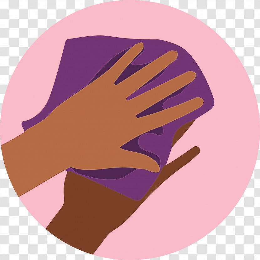 Hand Model Purple Meter Hand Transparent PNG