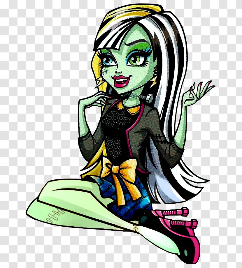 Frankie Stein Monster High Illustration Image Character Transparent PNG