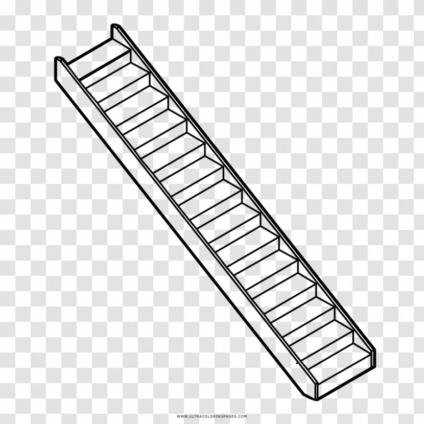 Drawing Coloring Book Stairs Line Art Painting - Idea Transparent PNG