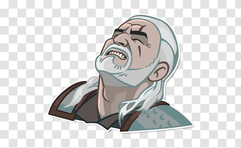 The Witcher 3: Wild Hunt Geralt Of Rivia Sticker Telegram - Cartoon Transparent PNG