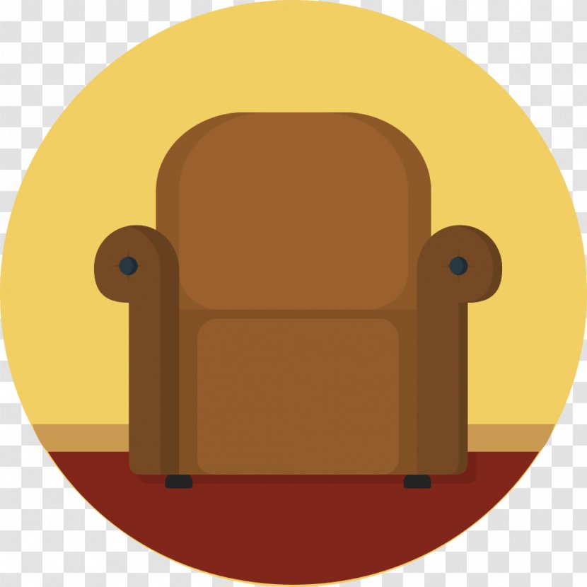 Couch - Chair - Yellow Transparent PNG