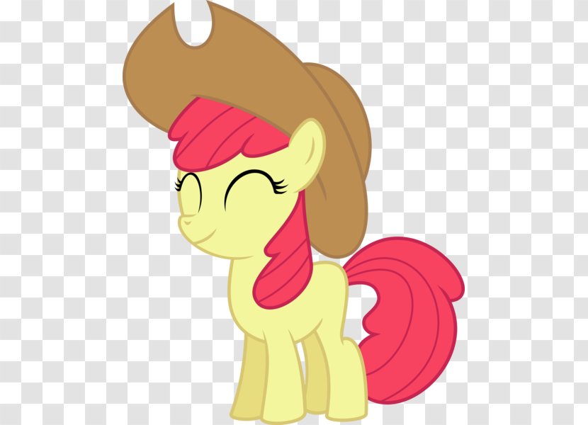 Pony Applejack & Rarity Apple Bloom Hat - Cartoon Transparent PNG