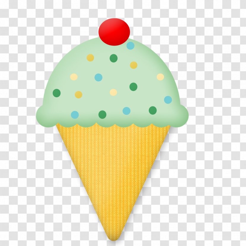 Ice Cream Cones Milkshake - Yellow Transparent PNG