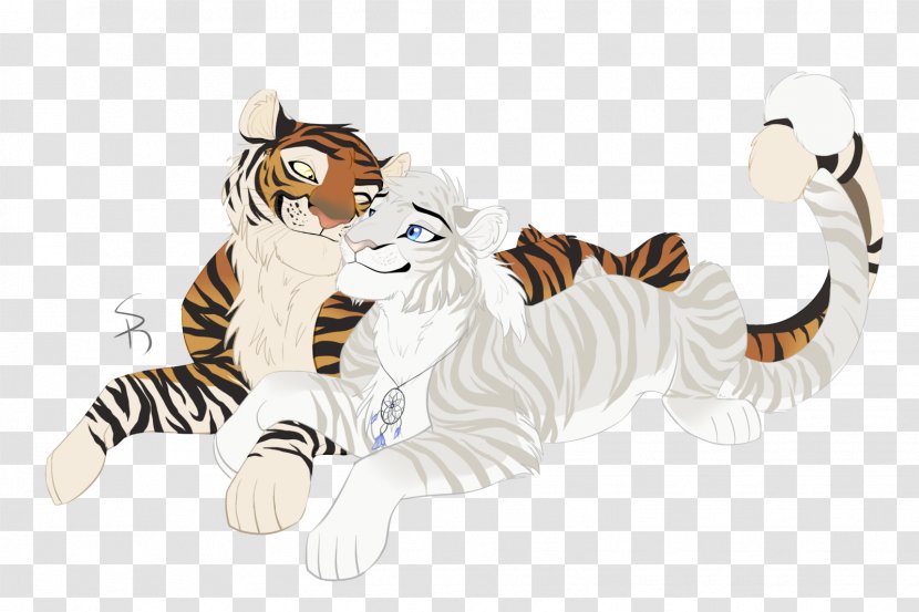 Tiger Lion Cat Horse Cartoon - Big Cats - Fiery Wallpaper Transparent PNG