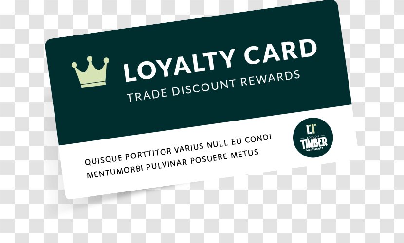 Logo Brand Font - Text - Loyalty Card Transparent PNG