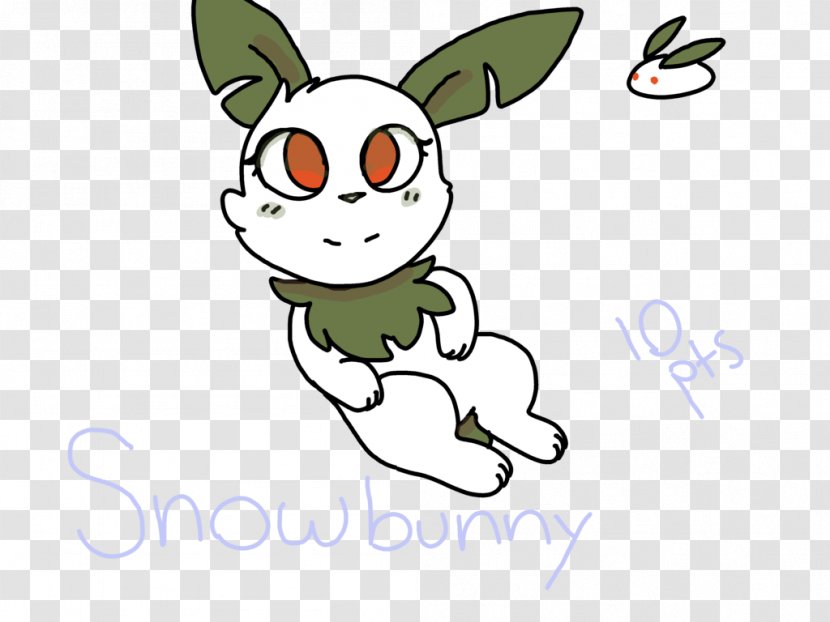 DeviantArt Rabbit Clip Art - Silhouette - Snow Bunny Transparent PNG