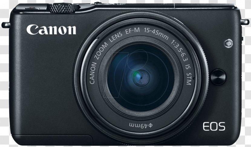 Canon EOS M10 M3 M6 M5 Mirrorless Interchangeable-lens Camera - Lens Transparent PNG