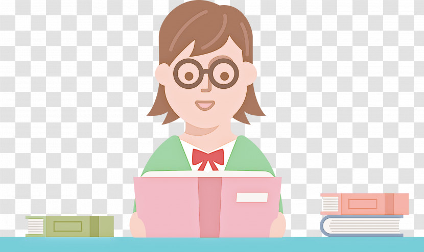 Teacher Reading Book Transparent PNG