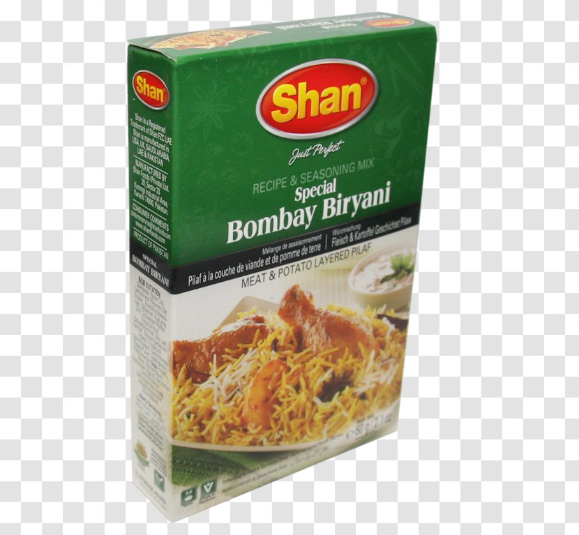 Hyderabadi Biryani Bombay Mix Condiment Pilaf - Shan Food Industries Transparent PNG