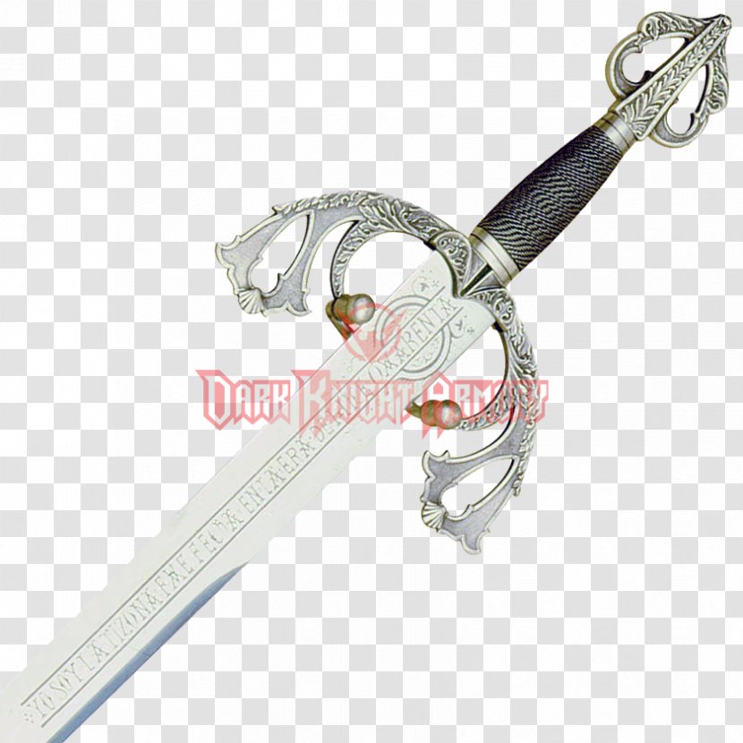 Toledo Steel Vivar Del Cid Tizona Colada - Knight - Sword Transparent PNG