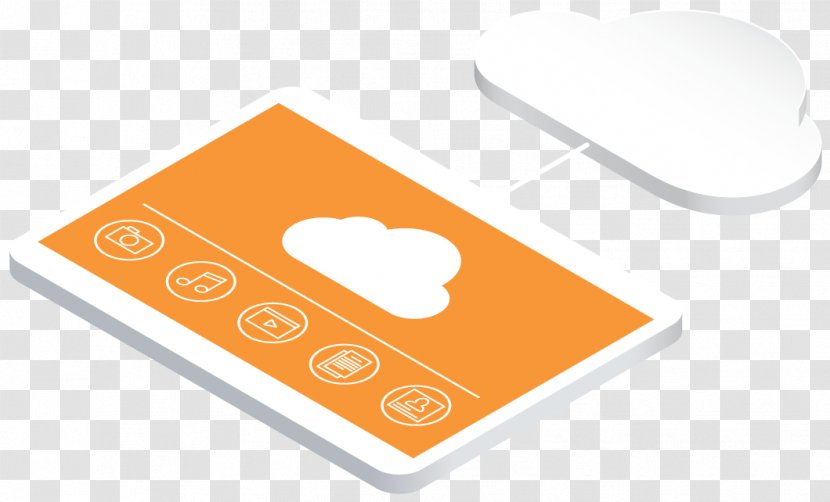 Brand Logo Technology - Orange Transparent PNG