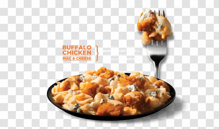 Macaroni And Cheese Buffalo Wing Vegetarian Cuisine Chicken Nugget - Food Transparent PNG