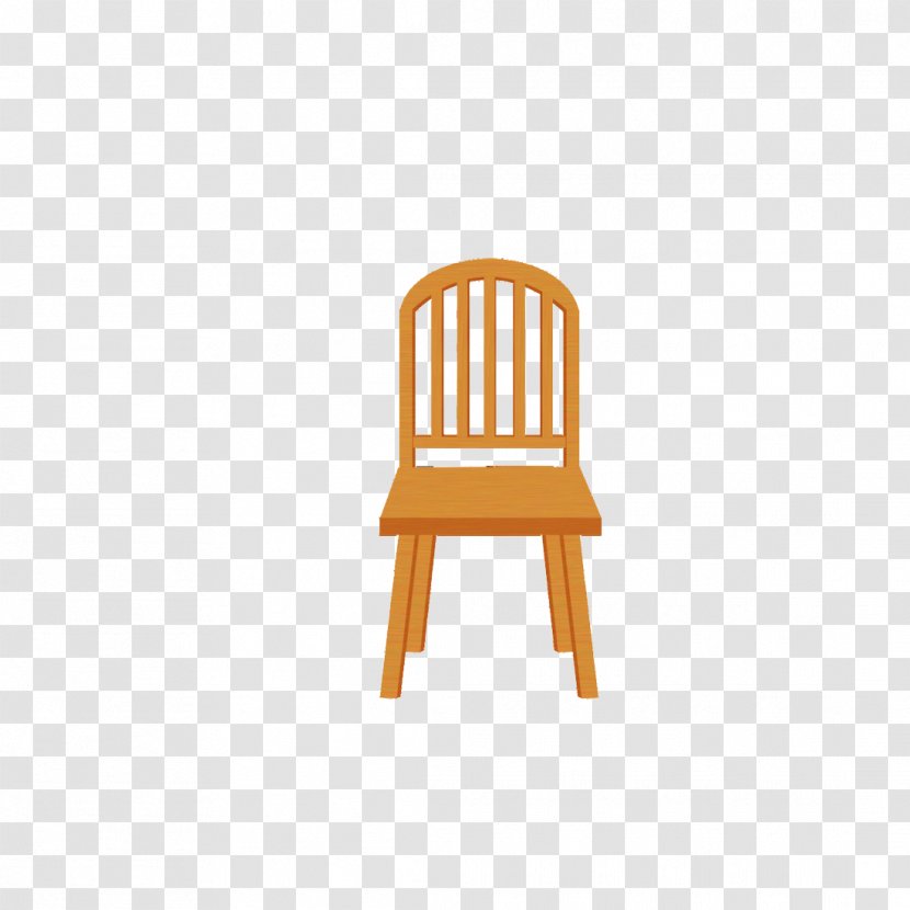 Chair Table Wood Seat - Cartoon Transparent PNG