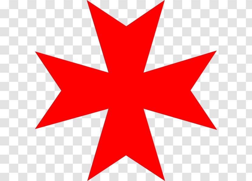Maltese Cross Symbol Clip Art - Triangle Transparent PNG