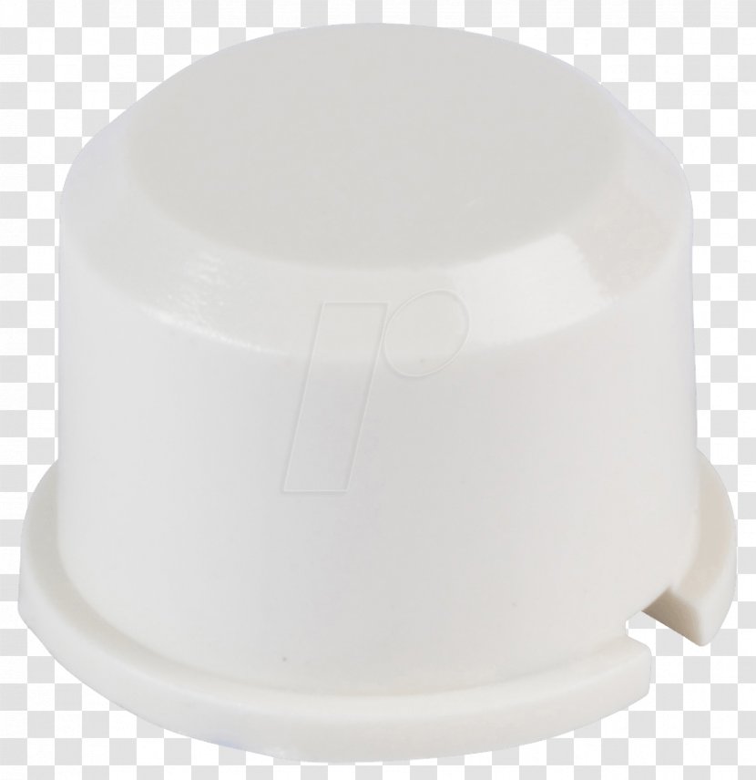 Plastic - White - Round Cap Transparent PNG