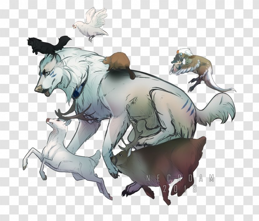 Canidae Horse Cattle Illustration Legendary Creature - Myth - Journal Activity Tracker Transparent PNG