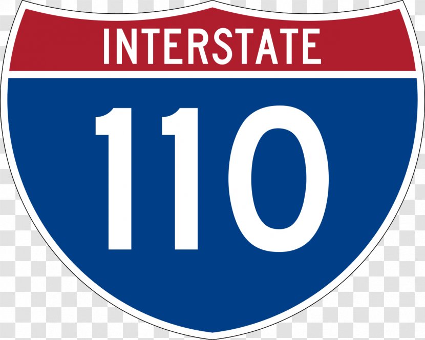 Interstate 110 US Highway System 189 Logo - Label - 10 In California Transparent PNG