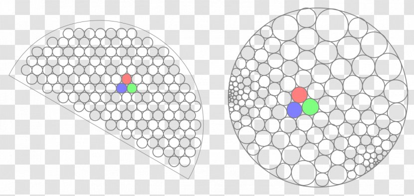 Circle Packing Theorem Intersection Graph - Plane - Mosaic Tile Transparent PNG