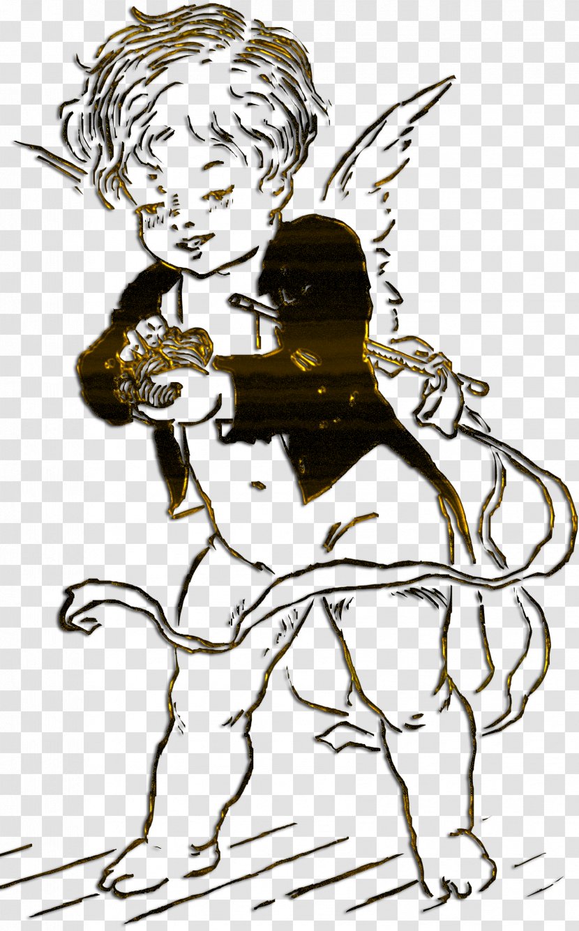 Drawing Visual Arts Line Art Clip - Frame - Cupid Transparent PNG