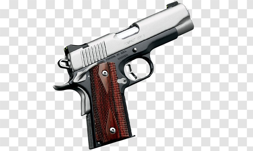 Kimber Manufacturing Custom .45 ACP Automatic Colt Pistol Firearm Transparent PNG