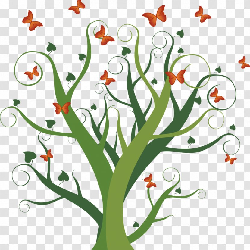 Family Tree Genealogy Clip Art - Flora Transparent PNG