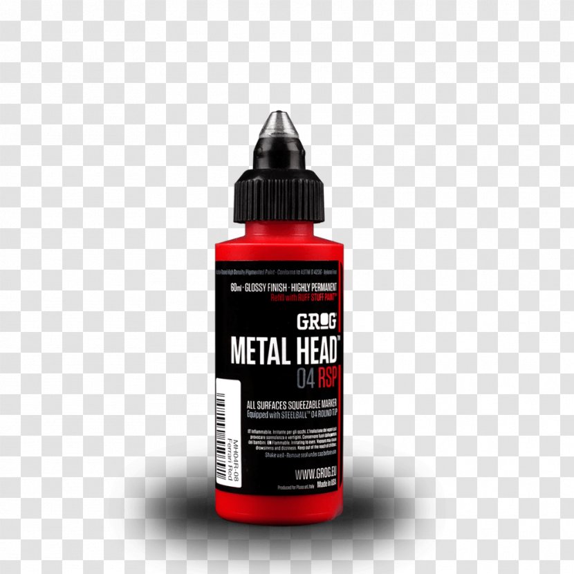 Grog Marker Pen Metal Paint Steel - Graffiti Transparent PNG