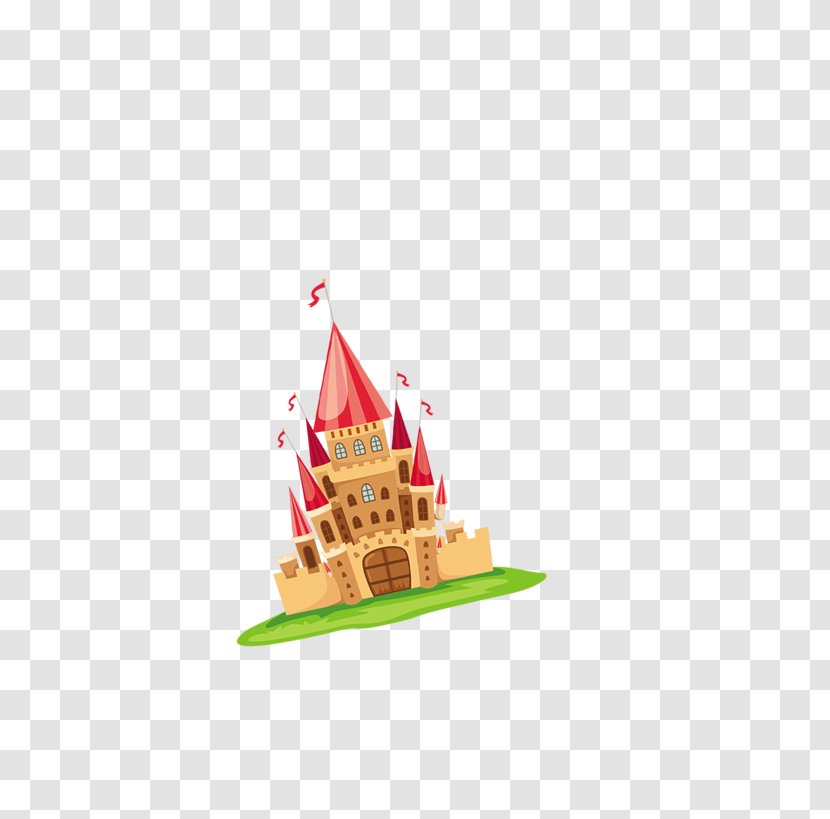 Cartoon Castle Animation Illustration Transparent PNG