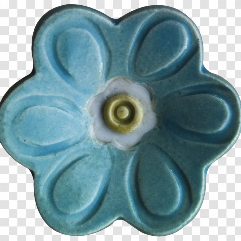 Turquoise Flower Transparent PNG