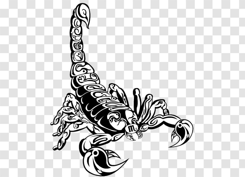 Scorpion Tattoo Artist Drawing Transparent PNG