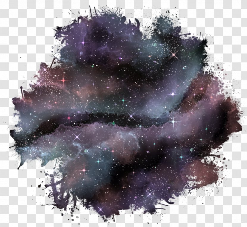 Galaxy Drawing Watercolor Painting - Paint Transparent PNG