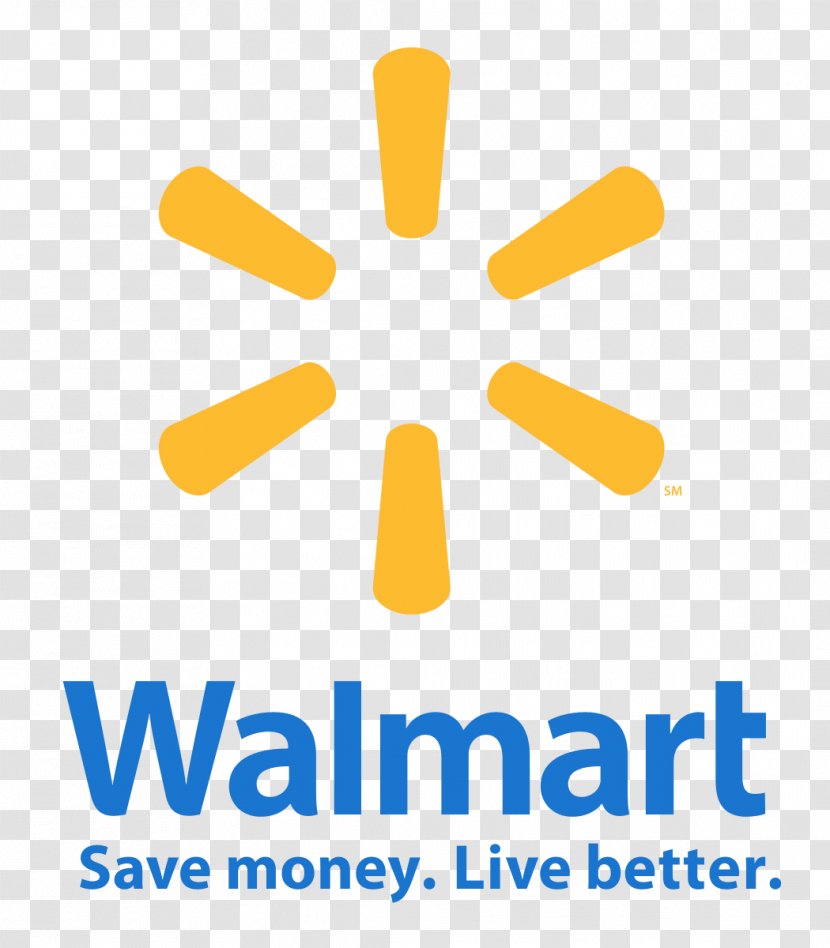 Walmart Logo Advertising Coupon Clip Art - Supercenter - Vertical Transparent PNG