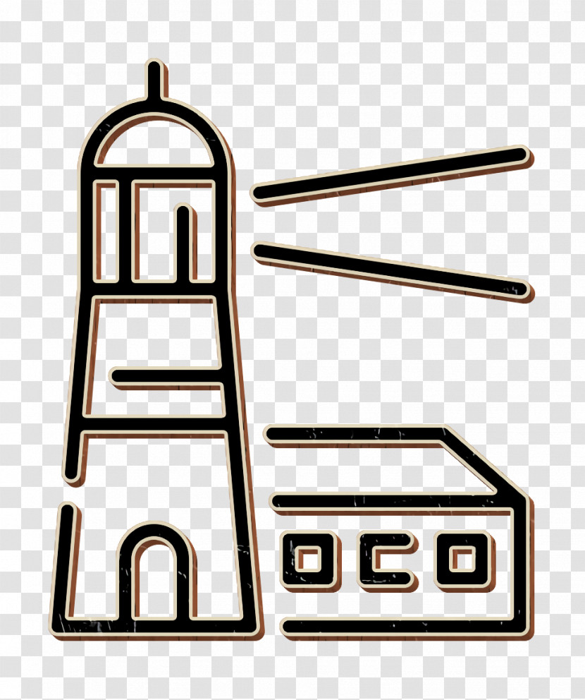 Building Icon Lighthouse Icon Sea Icon Transparent PNG