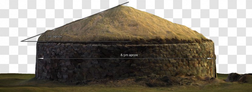 Old Scatness Iron Age Wheelhouse Roof Beyond Limits Training - Crannog - Reconstruction Transparent PNG