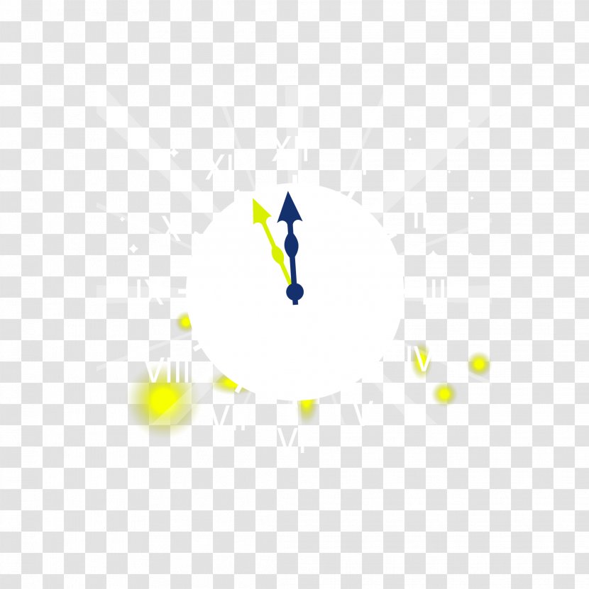 Clock Point - Vector - Approaching 12:00 Transparent PNG