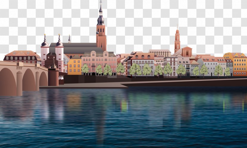 Riga Drawing - Recreation - European Town Border Texture Transparent PNG