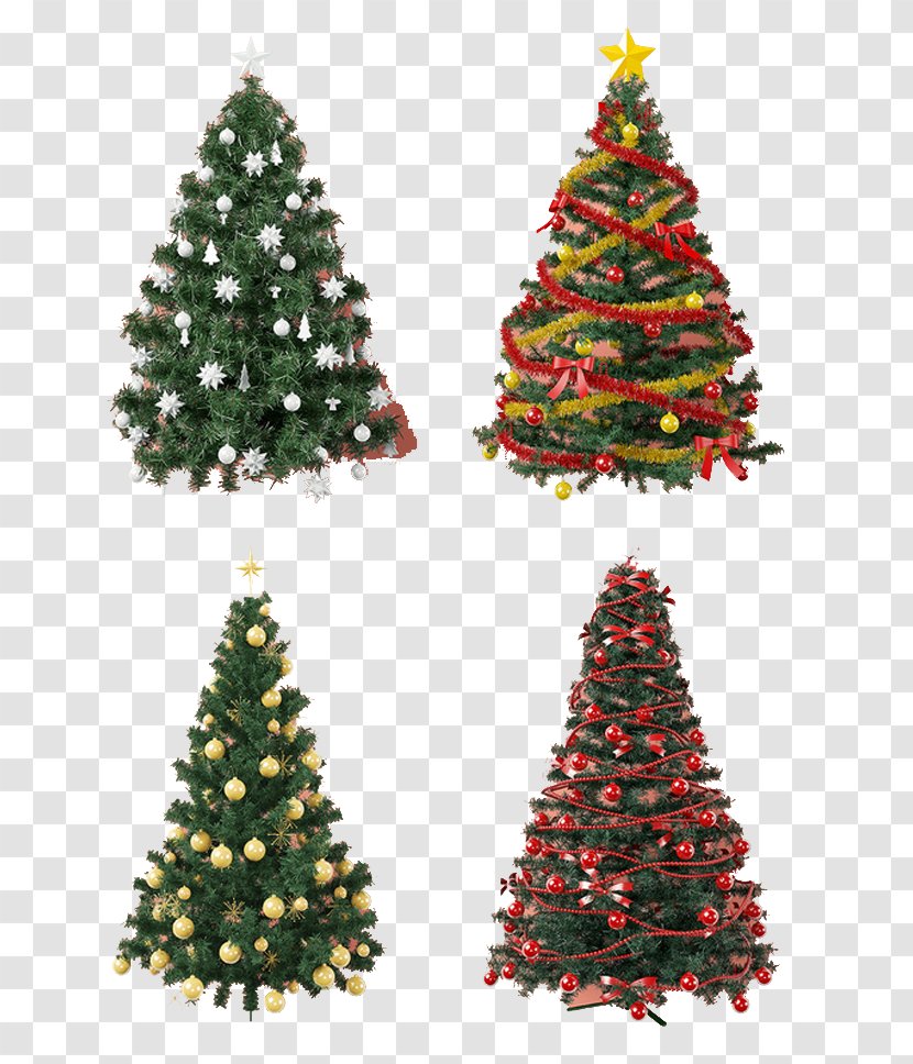 Christmas Tree Ornament Gift - Four Transparent PNG