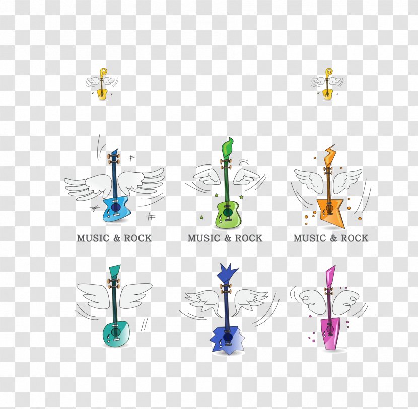Musical Instrument Guitar Icon - Heart Transparent PNG