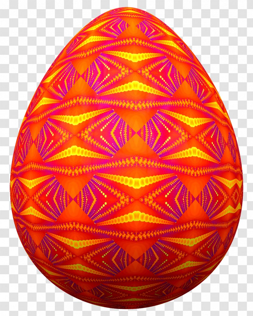Easter Egg Bunny - Orange Transparent PNG