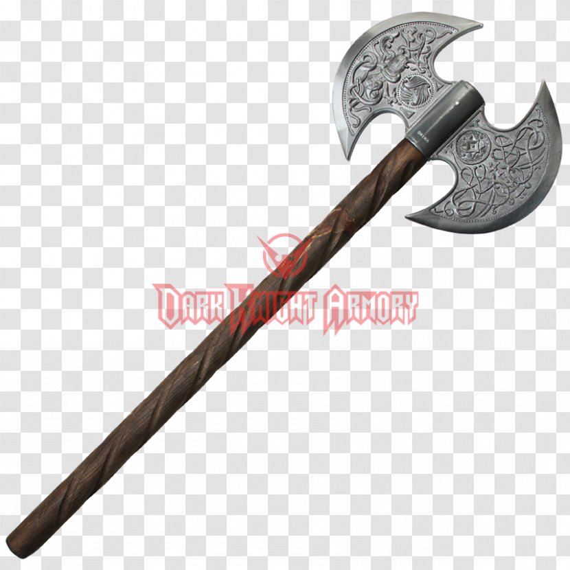 Middle Ages Battle Axe Weapon Dane - Bearded Transparent PNG