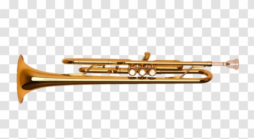 Trumpet Musical Instrument Brass - Silhouette - High-grade Trombone Transparent PNG