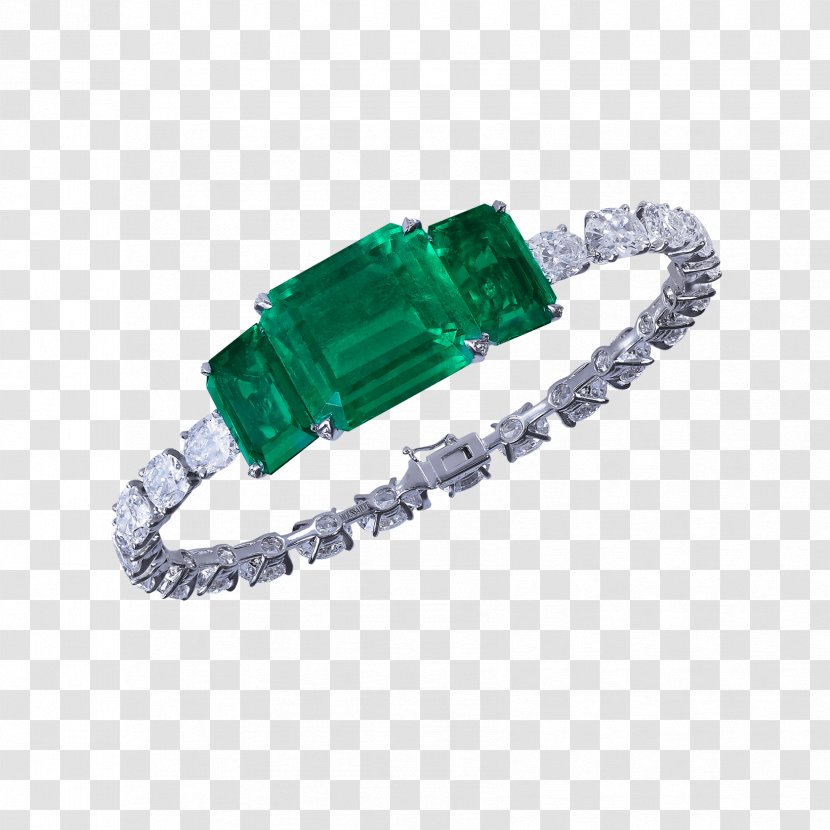 Emerald Earring Bracelet Jewellery Gemstone - Wedding Dress Transparent PNG