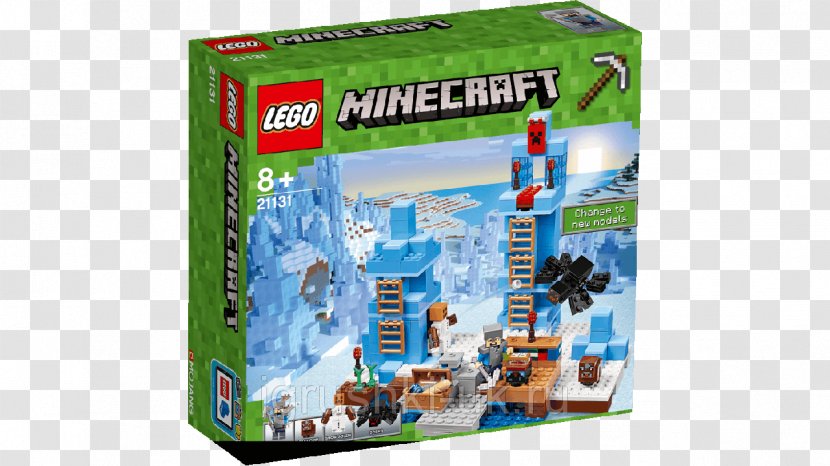 LEGO 21131 Minecraft The Ice Spikes Toy Block Lego - Star Wars Transparent PNG