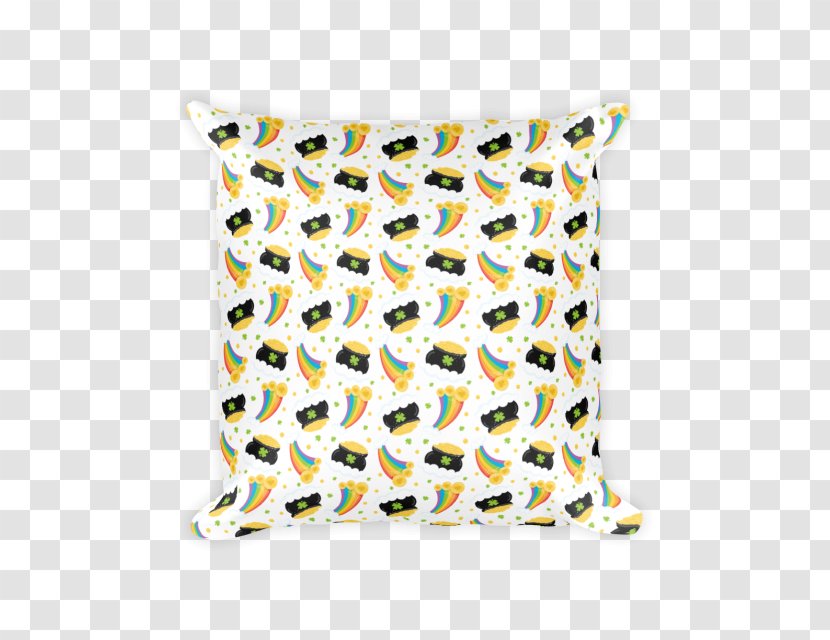 Cushion Throw Pillows Line Font - Yellow - Pillow Transparent PNG