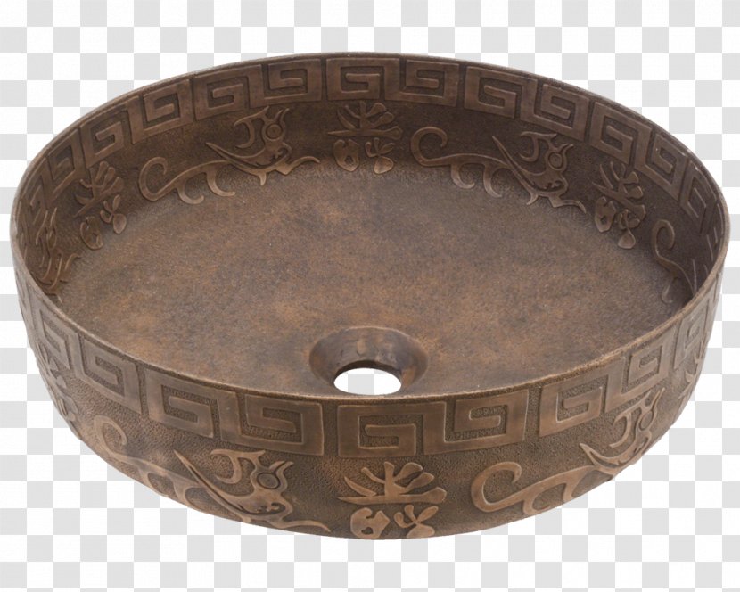 Bowl Sink Copper Bronze Tap - Material - Gold Transparent PNG