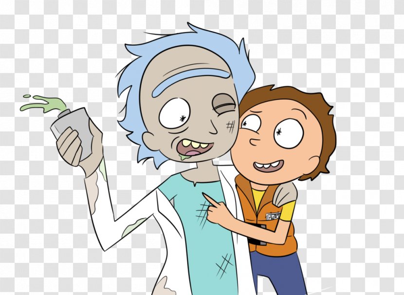 Marty McFly Rick Sanchez Morty Smith Homo Sapiens Adult Swim - Heart - And Transparent PNG